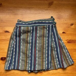 Zara wrap embroidered skirt girls 9 yrs old‎